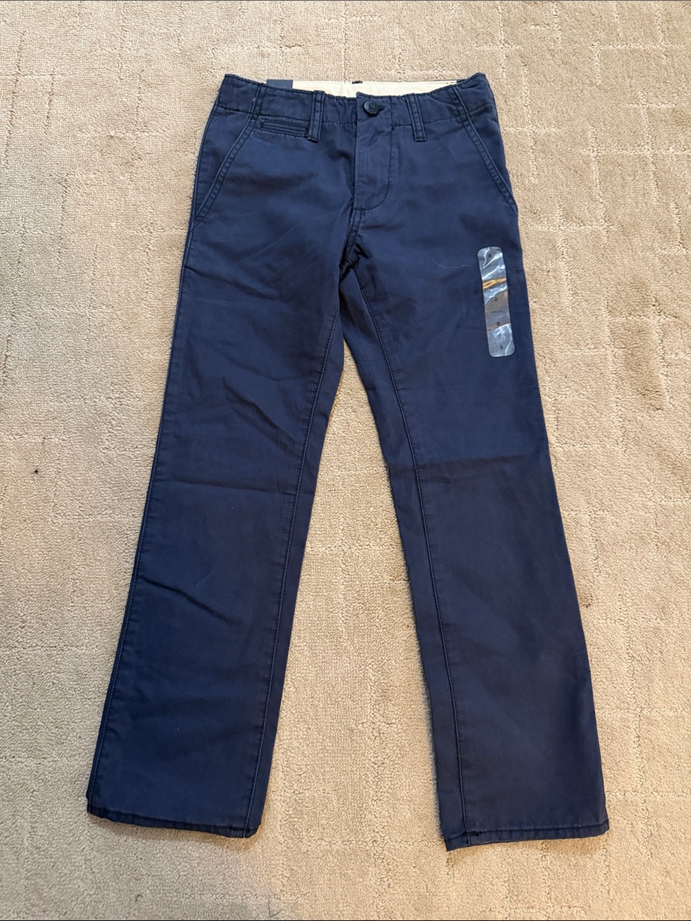 GAP Boys Navy Chinos size 8 NWT